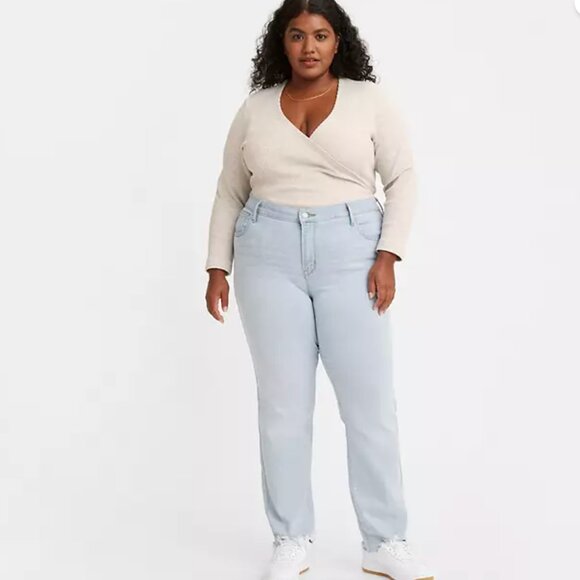 NWT LEVI'S 724 HIGH RISE SLIM STRAIGHT WOMEN'S JEANS (PLUS) SZ-20W - Picture 1 of 8